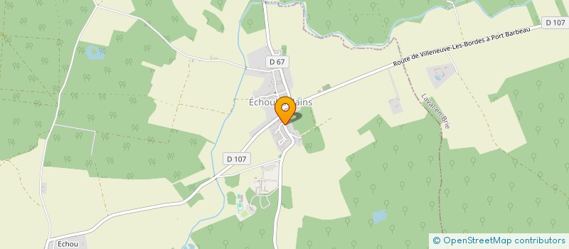 localisation de l'entreprise CARMEE  ECHOUBOULAINS