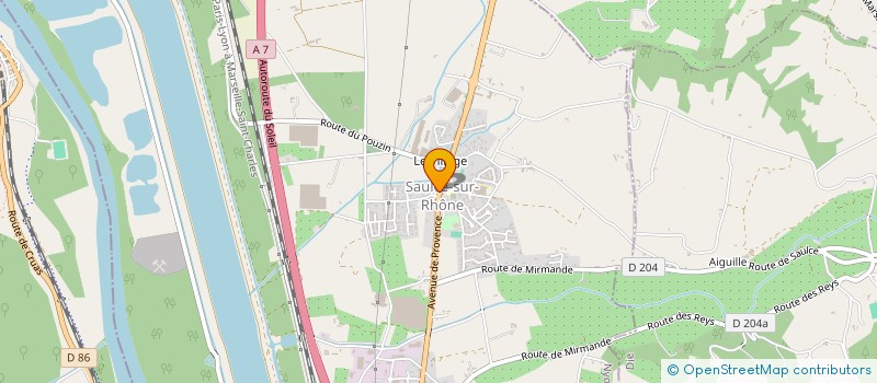 localisation de l'entreprise CARMEL  SAULCE-SUR-RHONE