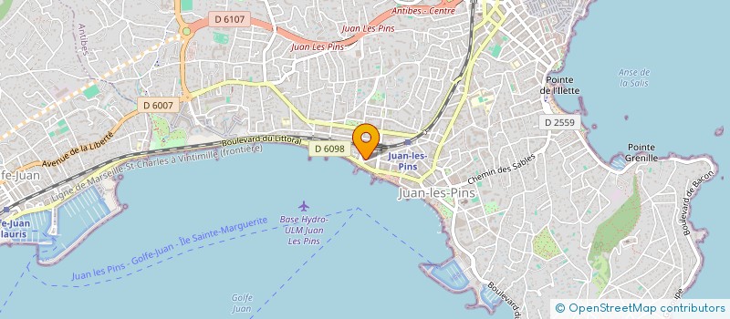 localisation de l'entreprise CARMEL à ANTIBES