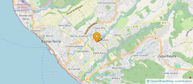 localisation de l'entreprise CARMEL à BASSE-TERRE