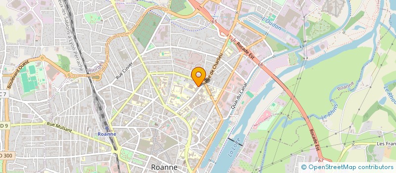 localisation de l'entreprise CARMEL DE ROANNE  ROANNE