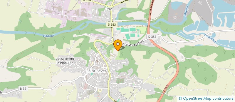 localisation de l'entreprise CARMEL DE ST SEVER  SAINT-SEVER