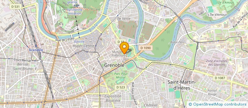 localisation de l'entreprise CARMELACAP  GRENOBLE