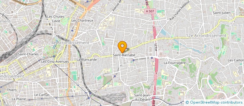 localisation de l'entreprise CARMELINE  MARSEILLE