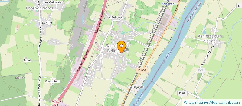 localisation de l'entreprise CARMELITES D'UNE RIVE A L'AUTRE  SAINT-MARTIN-BELLE-ROCHE