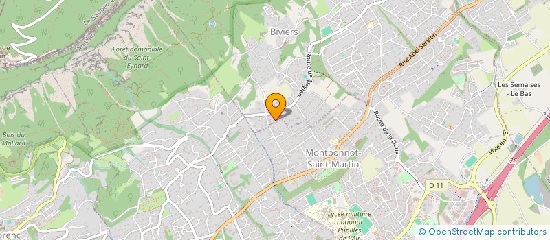 localisation de l'entreprise CARMEN à SEYSSINS