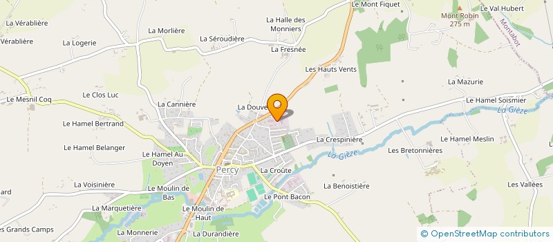 localisation de l'entreprise CARMEN  PERCY-EN-NORMANDIE