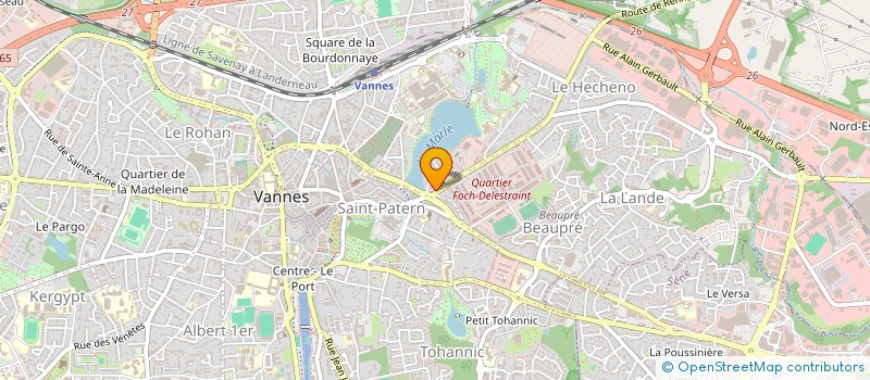 localisation de l'entreprise CARMEN MAURICE ARCHITECTURE à VANNES