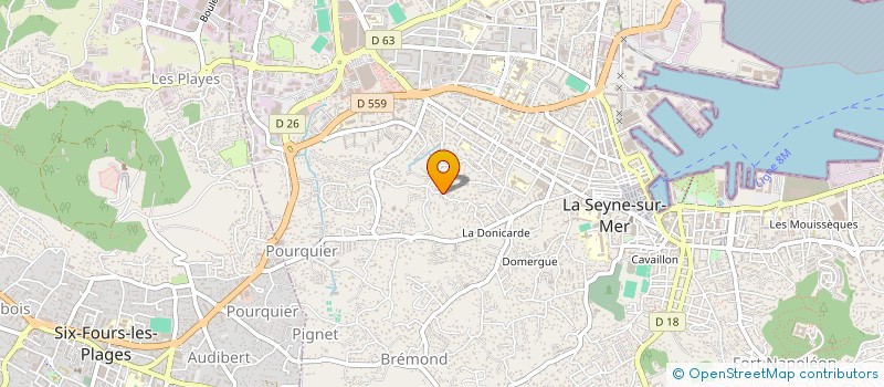 localisation de l'entreprise CARMENDEA à LA SEYNE SUR MER