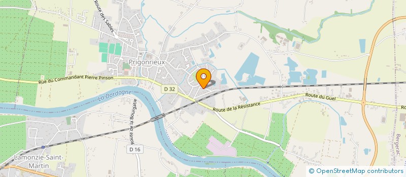 localisation de l'entreprise CARMENERE  PRIGONRIEUX