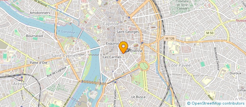 localisation de l'entreprise CARMES 1591 à TOULOUSE