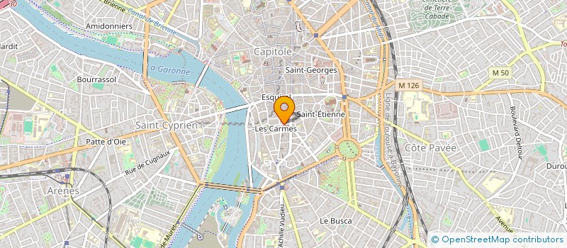 localisation de l'entreprise CARMES NATURE à TOULOUSE