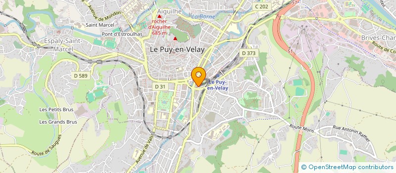 localisation de l'entreprise CARMES PARK  LE PUY-EN-VELAY