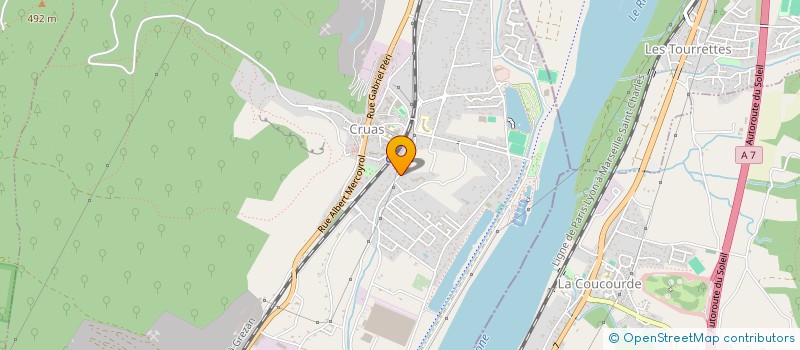 localisation de l'entreprise CARMI  CRUAS