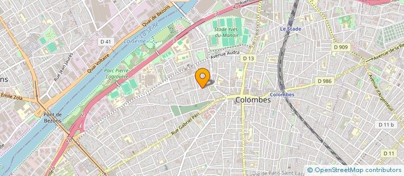 localisation de l'entreprise CARMI  COLOMBES