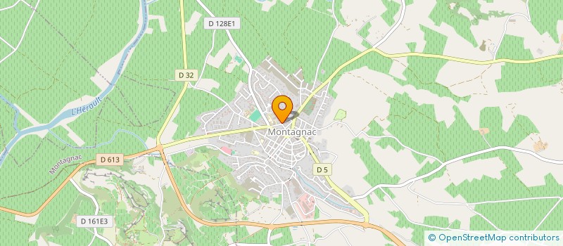 localisation de l'entreprise CARMIER PATRIMOINE à MONTAGNAC
