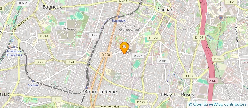 localisation de l'entreprise CARMIG à BOURG-LA-REINE