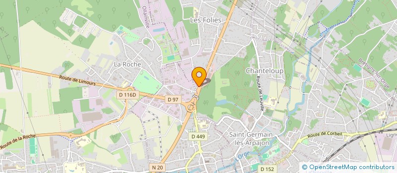 localisation de l'entreprise CARMIK à SAINT-GERMAIN-LES-ARPAJON