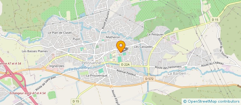 localisation de l'entreprise CARMIN  PELISSANNE