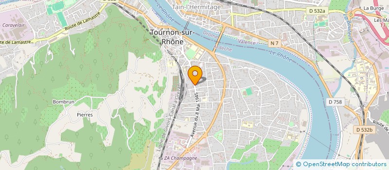 localisation de l'entreprise CARMIN à TOURNON-SUR-RHONE