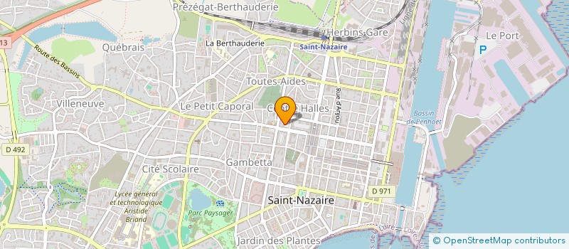 localisation de l'entreprise CARMIN COUTURE à SAINT-NAZAIRE