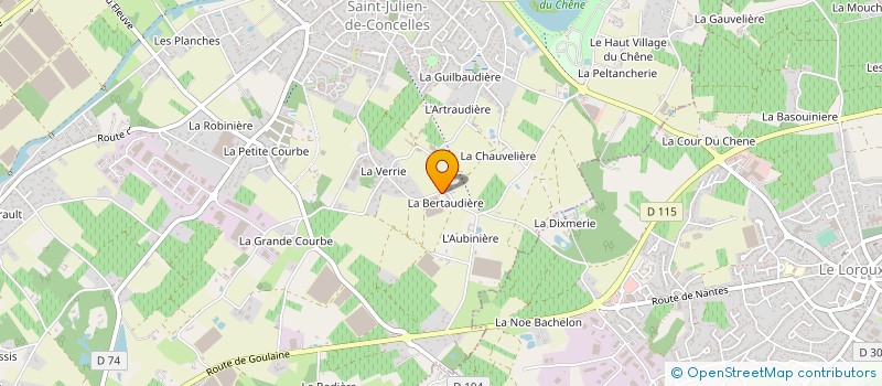localisation de l'entreprise CARMIN DECO à SAINT-JULIEN-DE-CONCELLES
