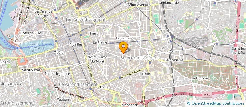 localisation de l'entreprise CARMINA  MARSEILLE