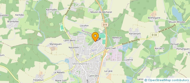 localisation de l'entreprise CARMINATI  MERLEVENEZ