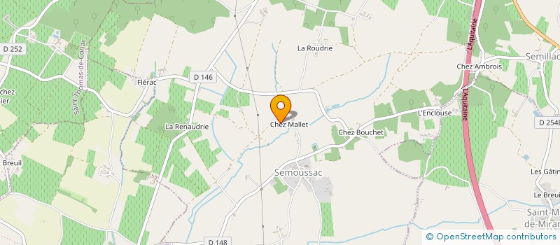 localisation de l'entreprise CARMINATI  SEMOUSSAC