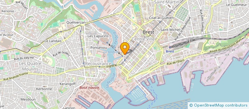 localisation de l'entreprise CARMINE à BREST