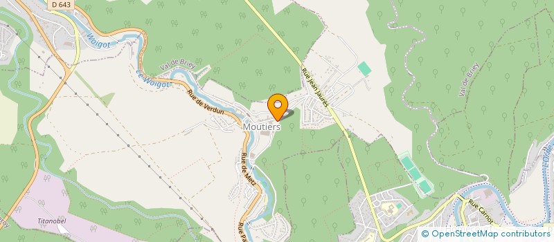 localisation de l'entreprise CARMINE  MOUTIERS