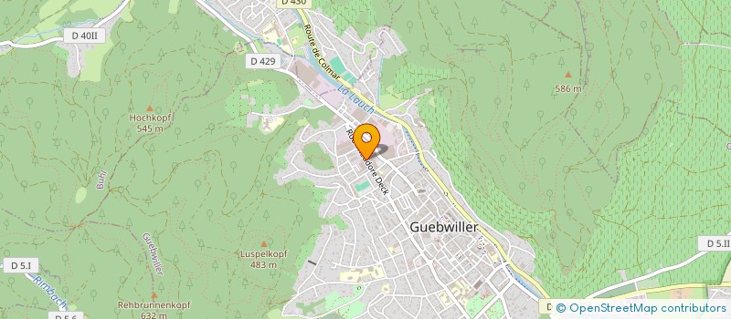 localisation de l'entreprise CARMINE & QUENTIN  GUEBWILLER