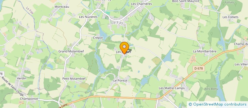 localisation de l'entreprise CARMINIA  LE FAY