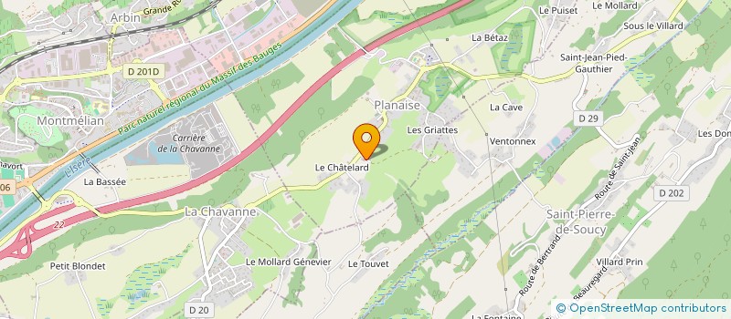 localisation de l'entreprise CARMINTRAN  PLANAISE