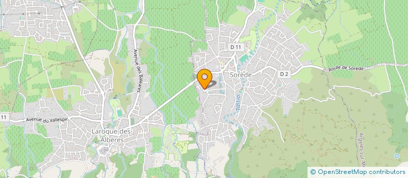 localisation de l'entreprise CARMJOS  SOREDE