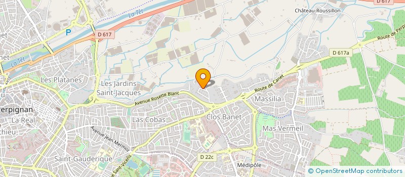 localisation de l'entreprise CARMO à PERPIGNAN