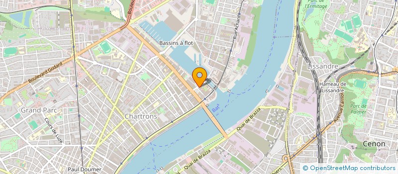 localisation de l'entreprise CARMO FRANCE STRUCTURES EN BOIS à BORDEAUX