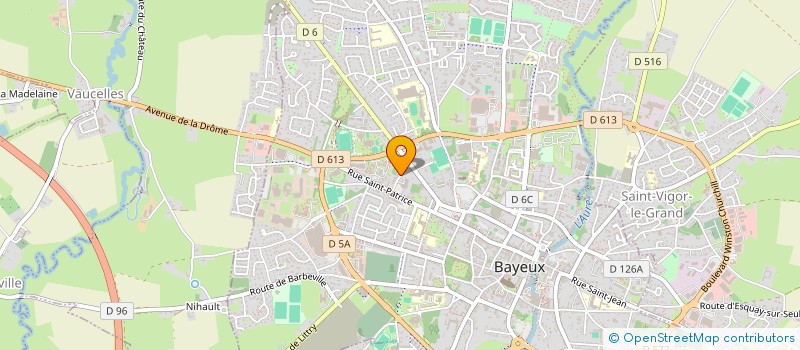 localisation de l'entreprise CARMON  BAYEUX