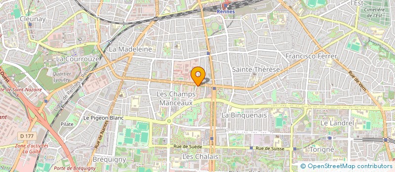 localisation de l'entreprise CARMOR  RENNES