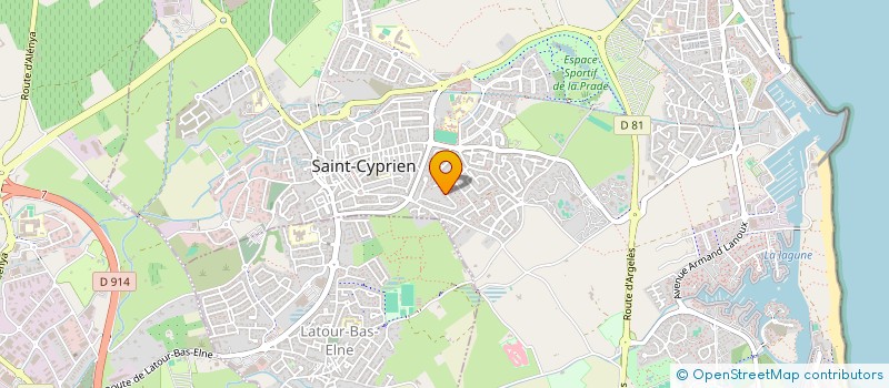 localisation de l'entreprise CARMORAL SARL à SAINT-CYPRIEN