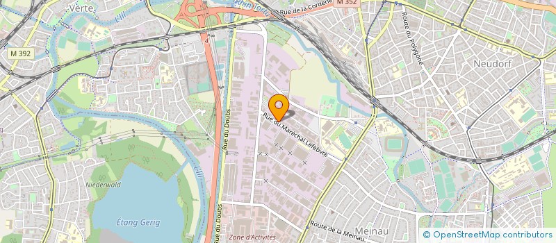 localisation de l'entreprise CARMY à STRASBOURG