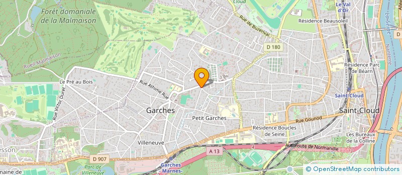 localisation de l'entreprise CARMYRE à GARCHES