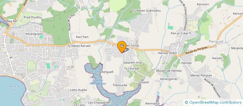 localisation de l'entreprise CARN PALUD  BENODET