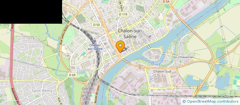 localisation de l'entreprise CARNA TEAM CHALONNAIS à CHALON-SUR-SAONE