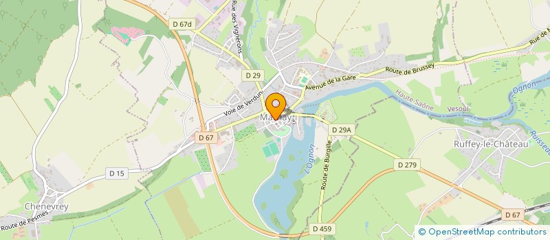 localisation de l'entreprise CARNA'VAL  MARNAY