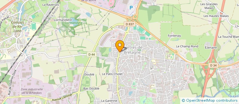 localisation de l'entreprise CARNAB  PONT-PEAN