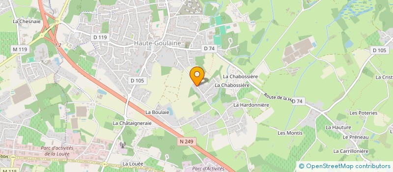 localisation de l'entreprise CARNABAL  HAUTE-GOULAINE