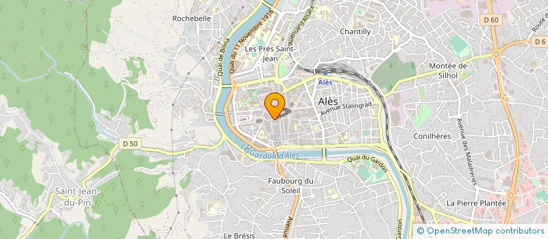 localisation de l'entreprise CARNABY à ALES