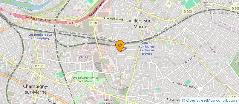 localisation de l'entreprise CARNACH  VILLIERS-SUR-MARNE