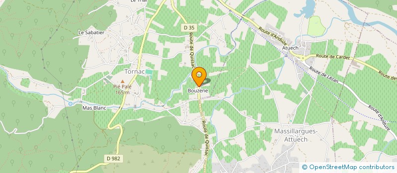 localisation de l'entreprise CARNACO  TORNAC